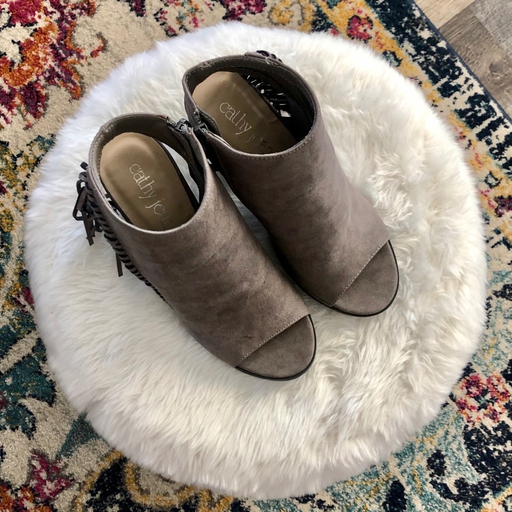 Cathy Jean Fringe Booties